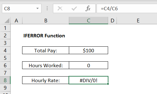 IFERROR Data Set